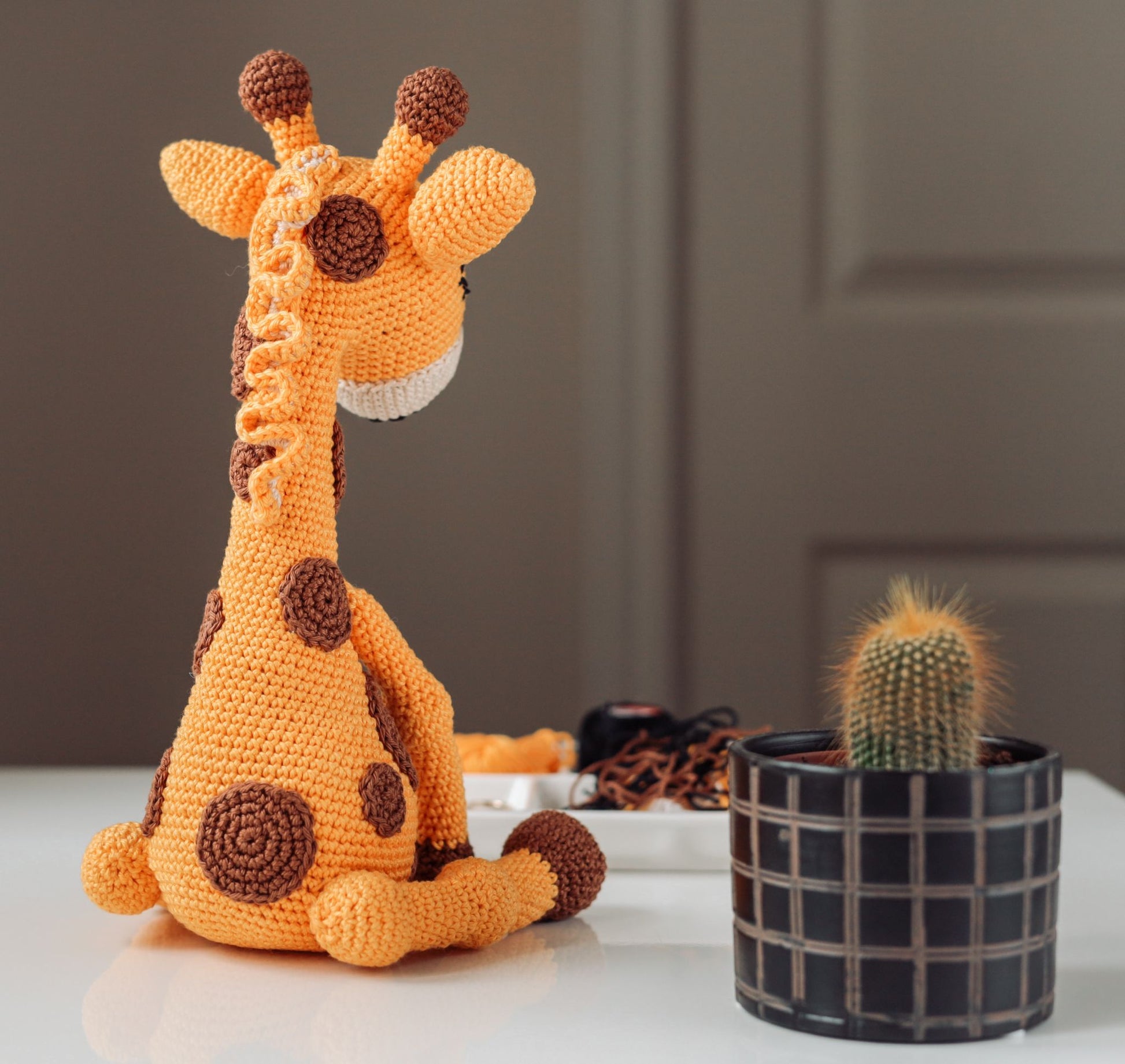 Amigurumi Jirafa Yann Espaldar